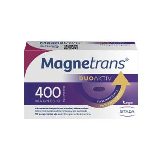 Magnetrans DuoAktiv Granulado Naranja-Menta 400 mg 20 sobres