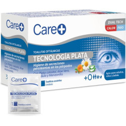 Care+ Toallitas Oftálmicas Plata 30 toallitas