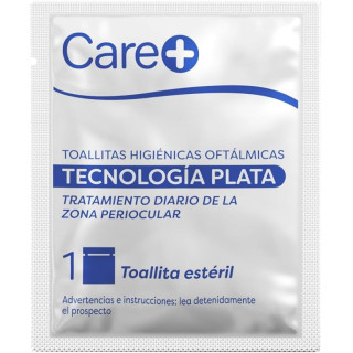 Care+ Toallitas Oftálmicas Plata 30 toallitas - Óptica