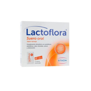 LACTOFLORA SUERO ORAL NARANJA 6 SOBRES - Facial
