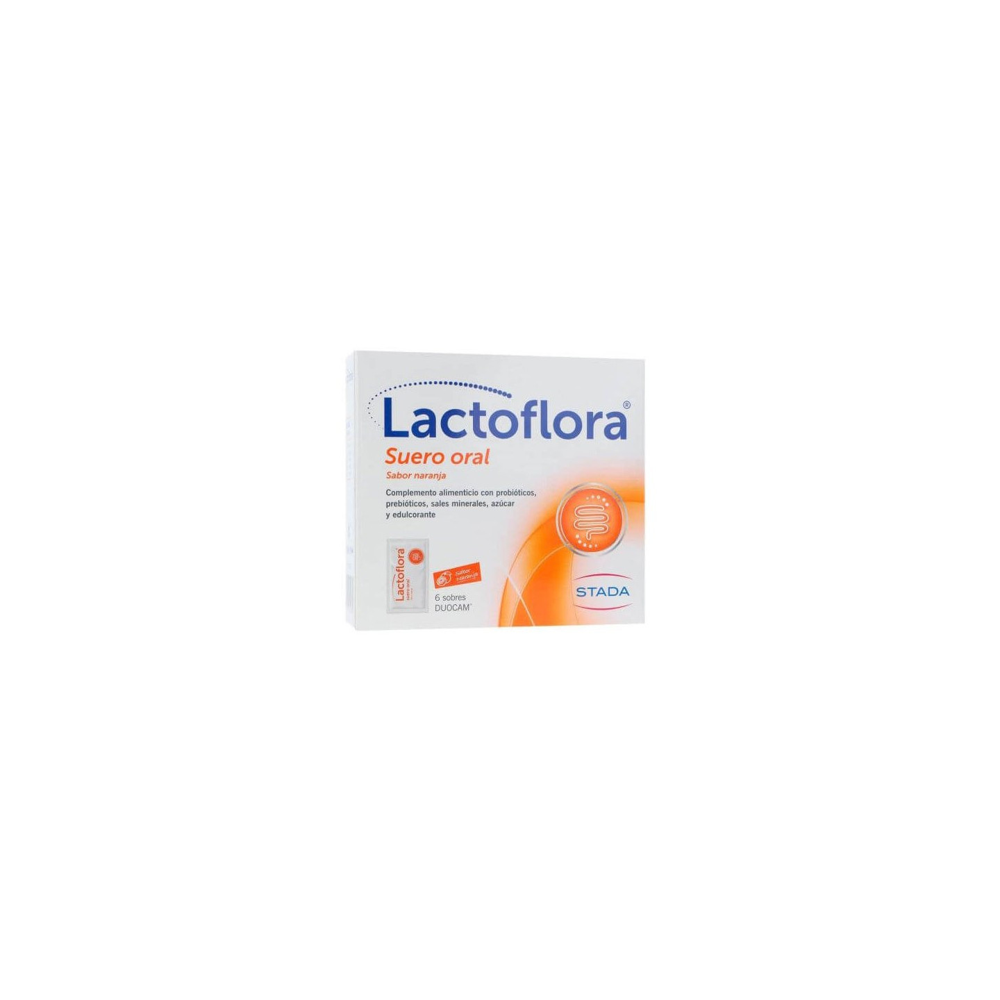 LACTOFLORA SUERO ORAL NARANJA 6 SOBRES - Facial