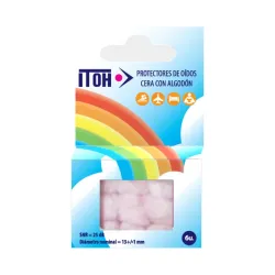Tapones de Oídos de Cera ITOH 6 unidades