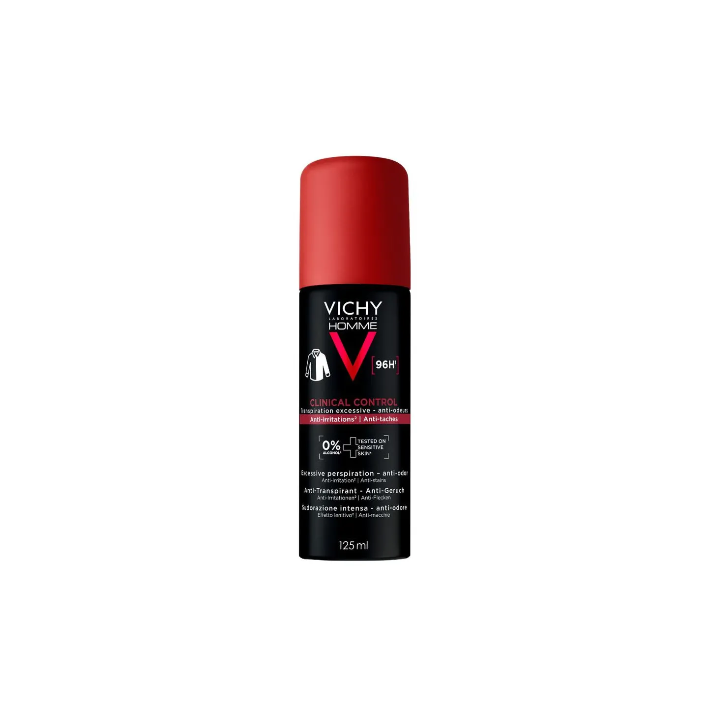 VICHY HOMME DESODORANTE SPRAY 96 horas 100 ml