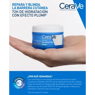 CeraVe Water Gel Hidratante Ácido Hialurónico 48g - Cremas con ácido hialurónico