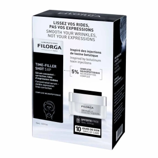 Filorga Time Filler Shot 5XP + Time Filler Crema 15 ml - Sérum con Peptidos