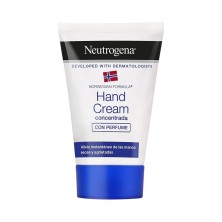 Crema de manos azul con perfume Neutrogena