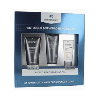 Endocare Protocolo Luminosidad Pack Glycoperfect + Limpiador Glycoperfect + Age Active Fluid - Rutinas y packs