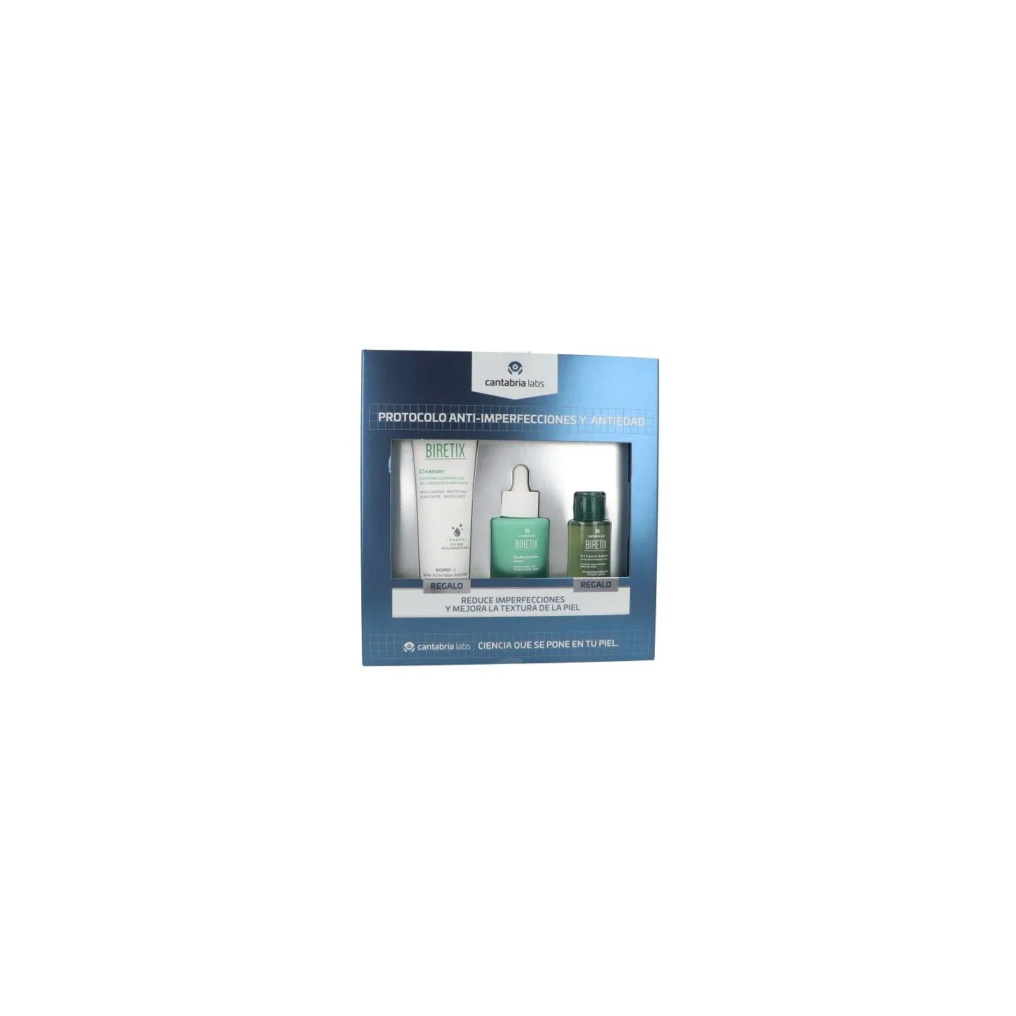 Biretix Protocolo Anti Imperfecciones y Antiedad - Sérum + Limpiador + Tónico - Rutinas y packs