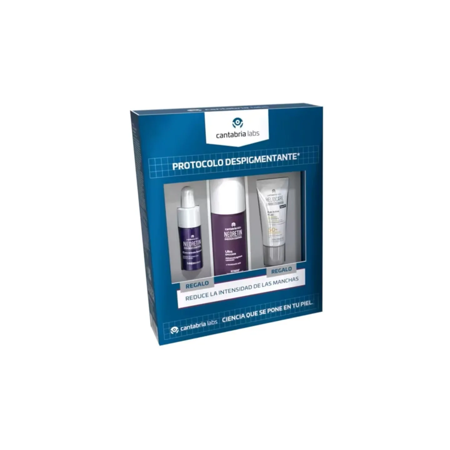 Neoretin Protocolo Despigmentante Ultra Emulsión + Sérum + Heliocare Pigment - Rutinas y packs