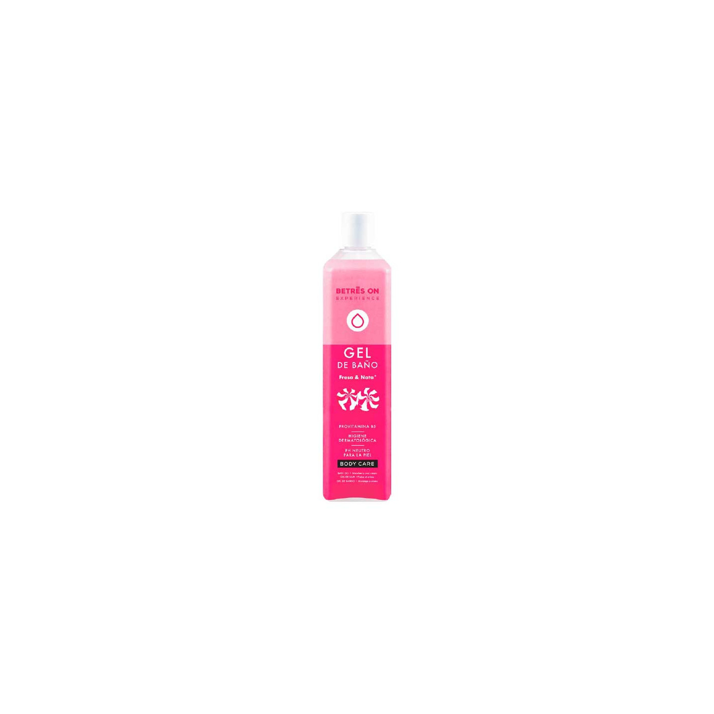 Betres On Gel de Baño Fresa y Nata 750 ml - Facial