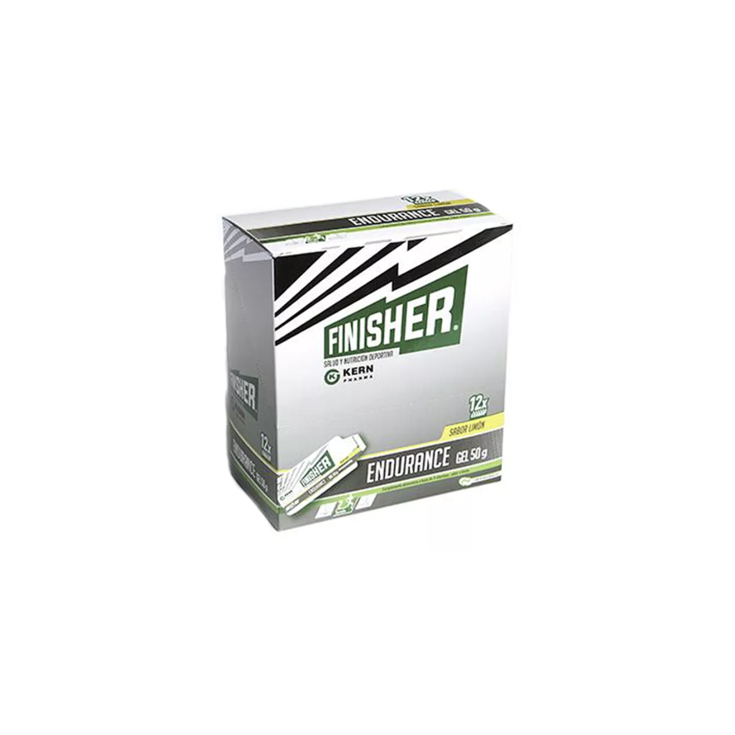 Finisher Endurance Gel 12 sobres de 50 g sabor limón - Suplementos