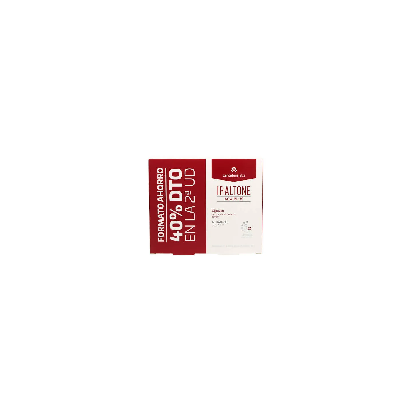 Pack Ahorro Iraltone AGA Plus 60 cápsulas + 60 cápsulas - Pelo y uñas