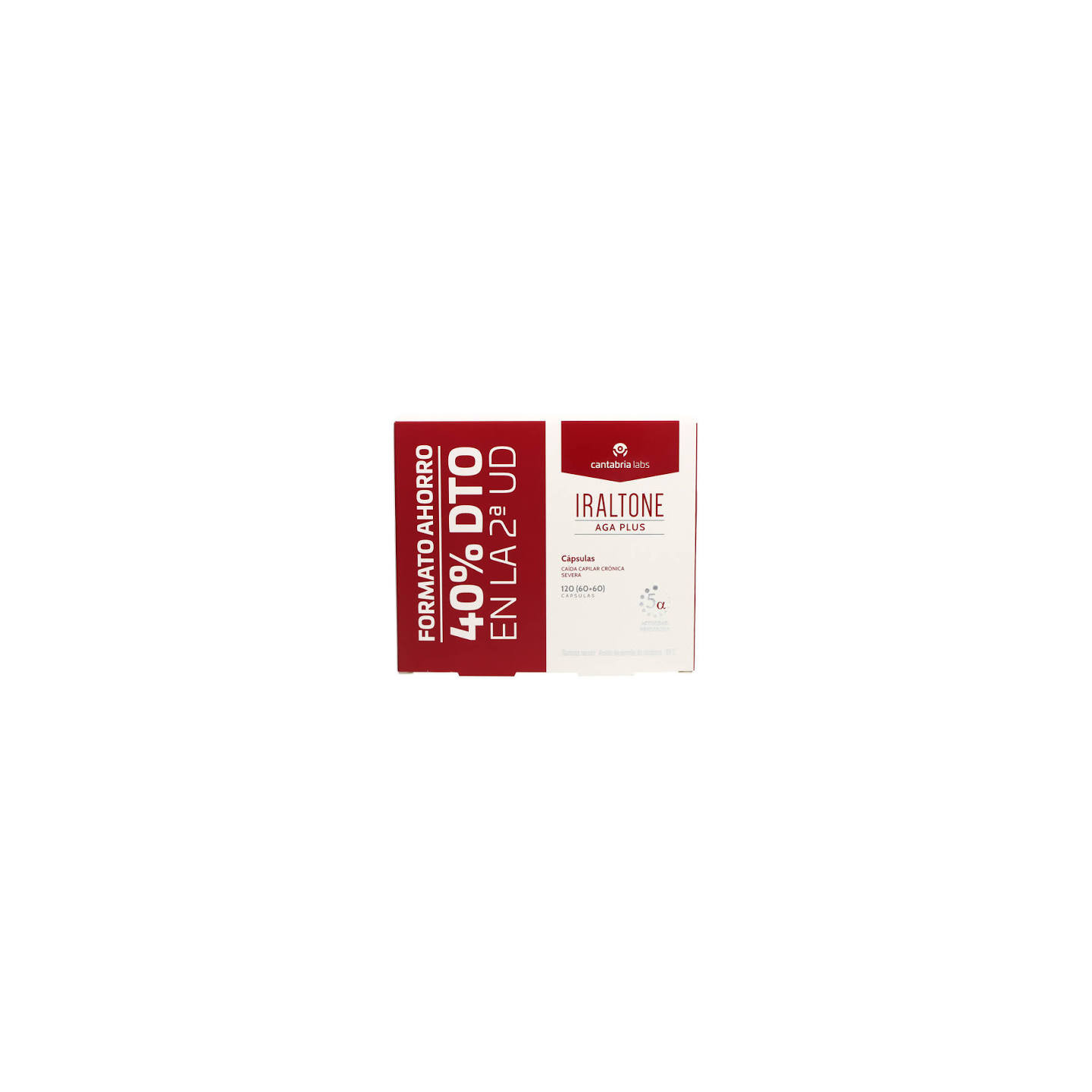 Pack Ahorro Iraltone AGA Plus 60 cápsulas + 60 cápsulas - Pelo y uñas