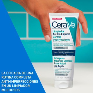 CERAVE LIMPIADOR ARCILLA ESPUMA CONTROL IMPERFECCIONES 118 ML - Facial