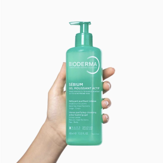 Bioderma Sébium Gel Moussant Actif 400 ml - Facial
