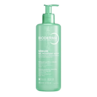 Bioderma Sébium Gel Moussant Actif 400 ml - Facial