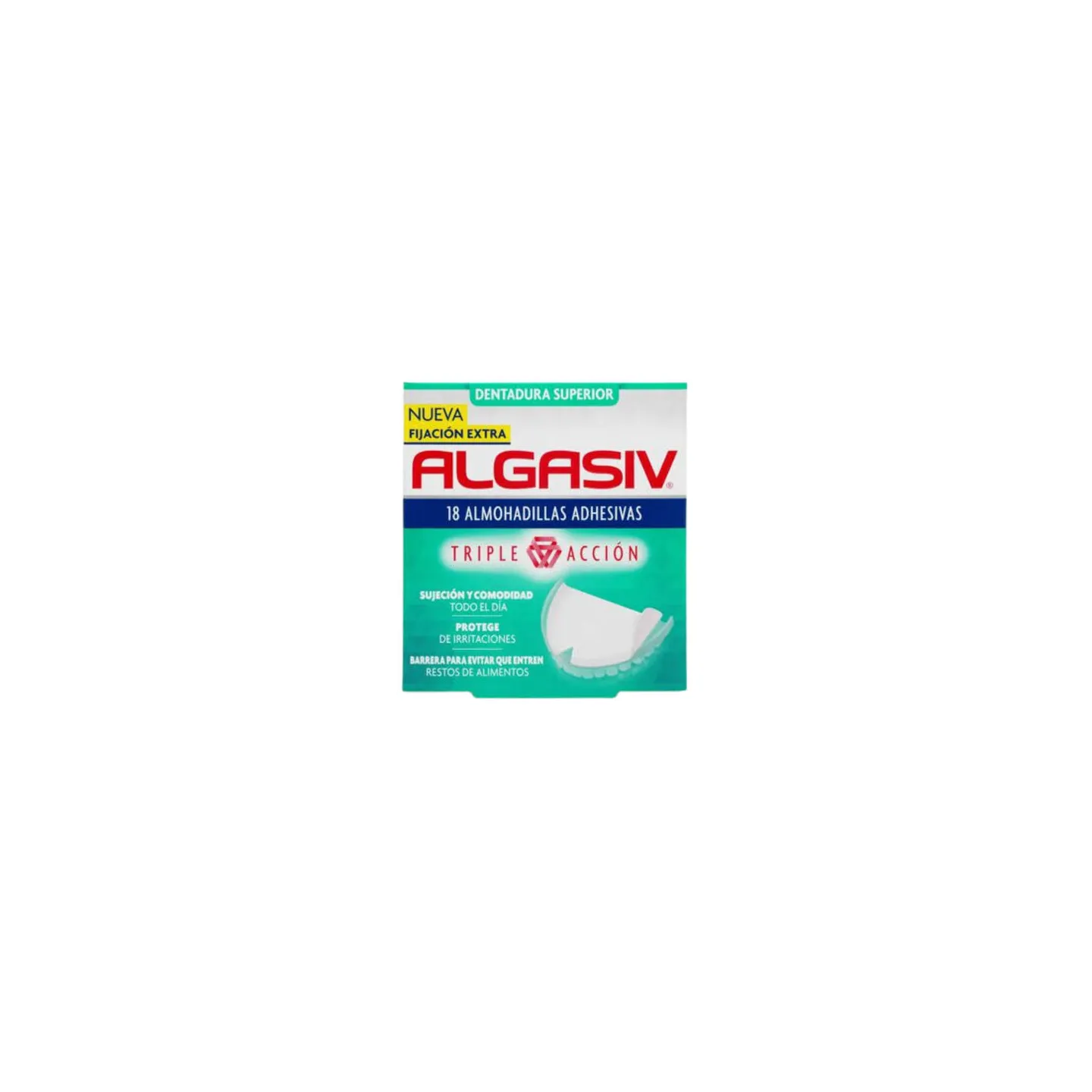 ALGASIV ALMOHADILLAS ADHESIVAS DENTADURA SUPERIOR 18 UNIDADES - Facial