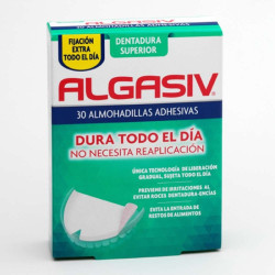 Algasiv Almohadillas Adhesivas Dentadura Superior 30 unidades