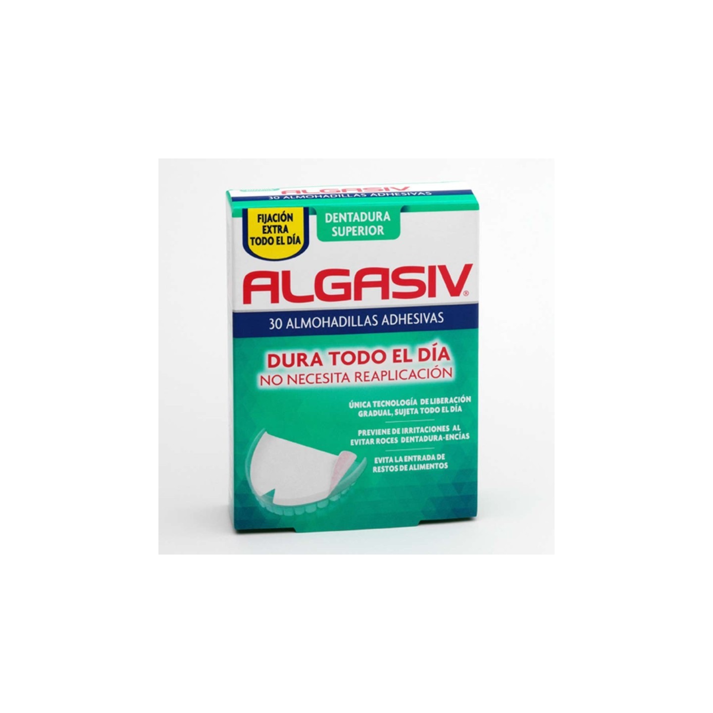 Algasiv Almohadillas Adhesivas Dentadura Superior 30 unidades - Fijación dental