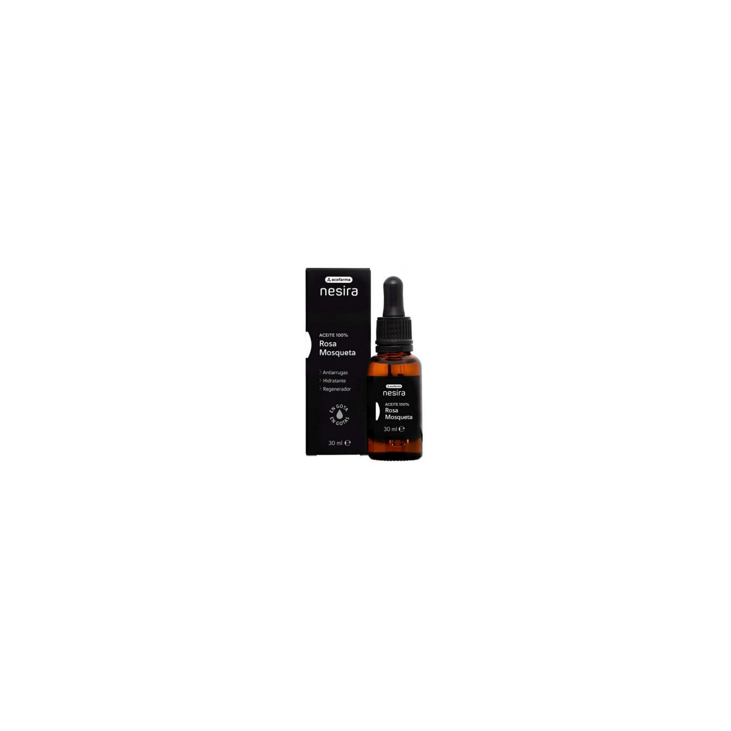 Nesira Aceite de Rosa Mosqueta 100% 30 ml - Aceite de rosa mosqueta