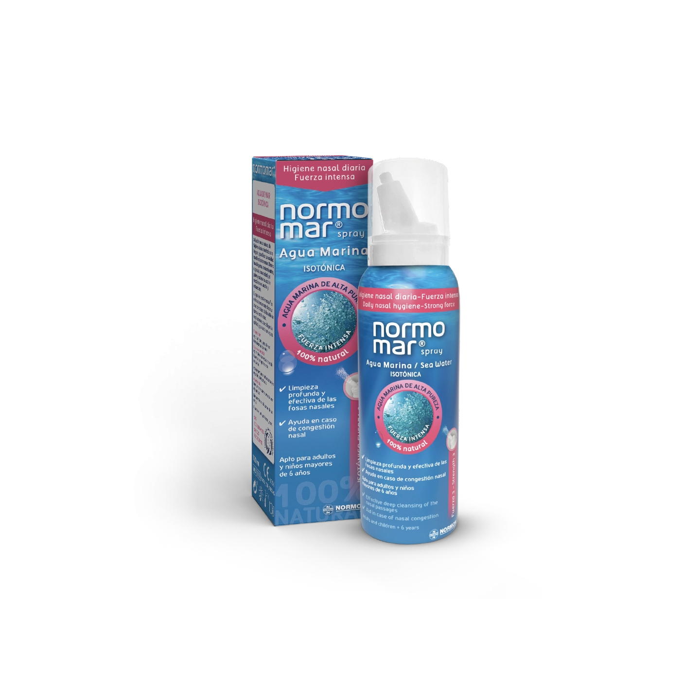 Normomar Agua Marina F3 Fuerza Intensa 120 ml - Nasal
