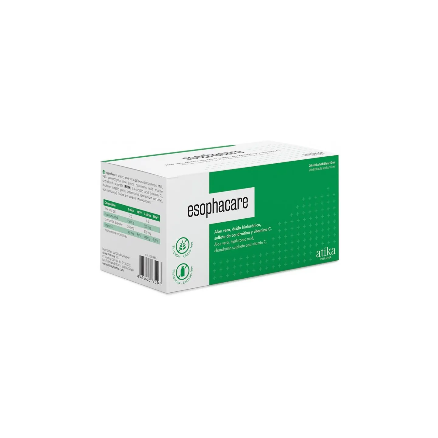 Esophacare 20 sticks bebibles - Digestivo