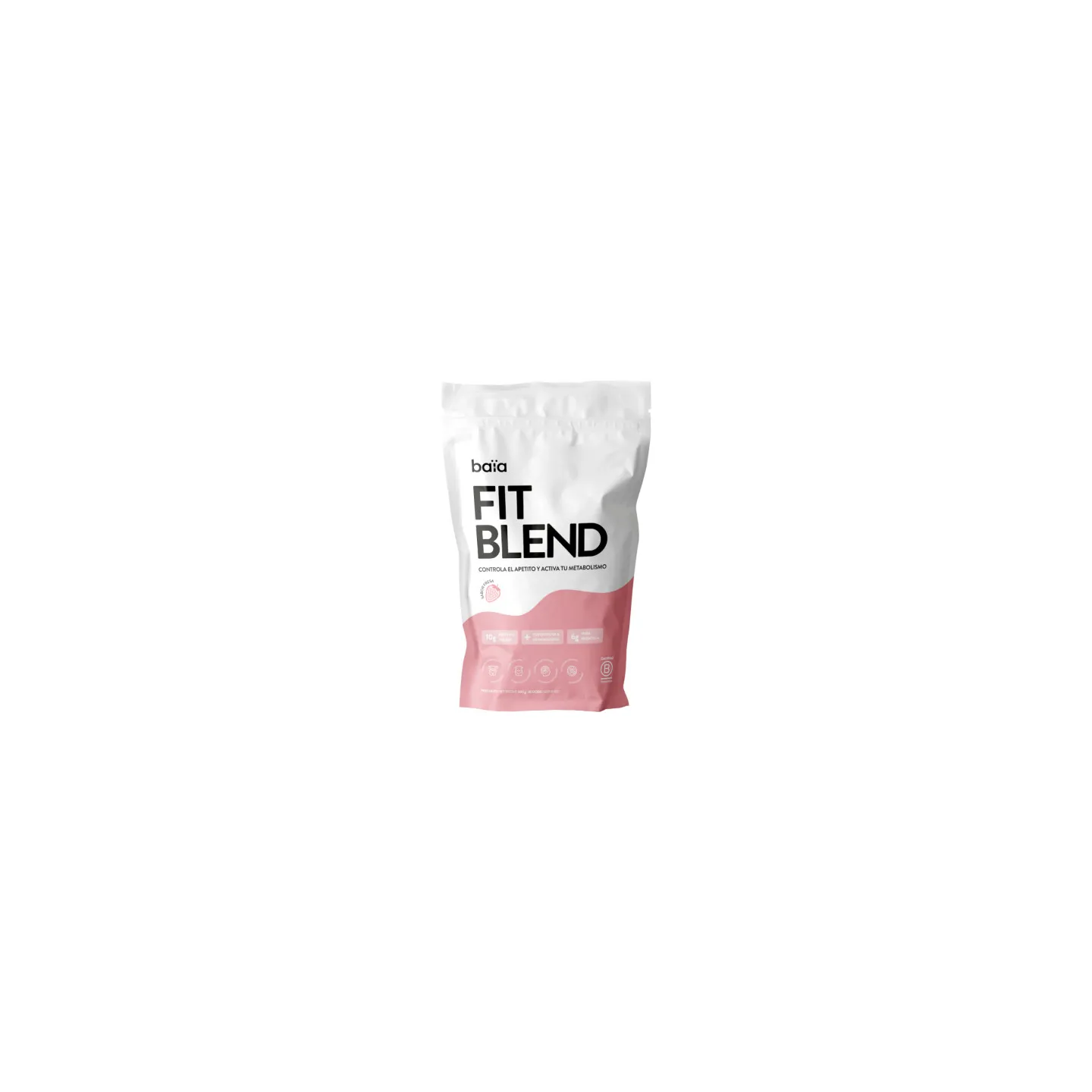 BAIA FIT BLEND SABOR FRESA 600 GRAMOS - Facial