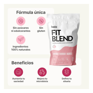 BAIA FIT BLEND SABOR FRESA 600 GRAMOS - Facial