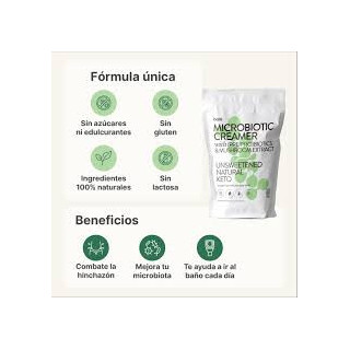 Baia Microbiotic Creamer con Pro y Prebióticos 300g - Digestivo