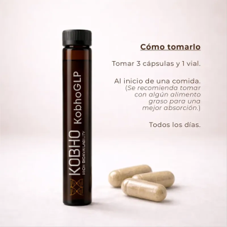 Kobho GLP 90 Cápsulas y 30 Viales - Nutrición