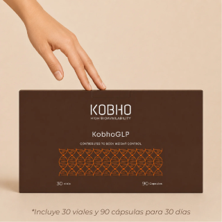 Kobho GLP 90 Cápsulas y 30 Viales - Nutrición