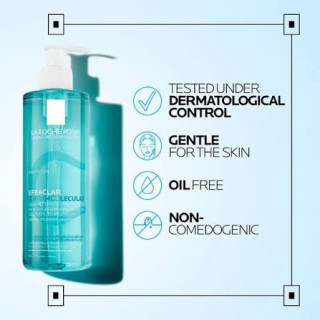 La Roche Posay Effaclar Gel Supramolecular 400 ml - Limpiadores faciales para piel mixta