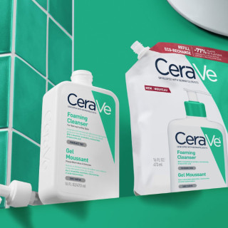 CeraVe Limpiador Espumoso Recarga 473 ml - Limpieza
