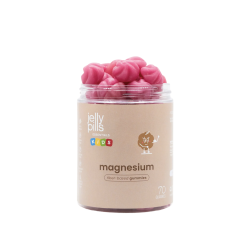 Jelly Pills Magnesium Kids 70 gummies sabor frambuesa
