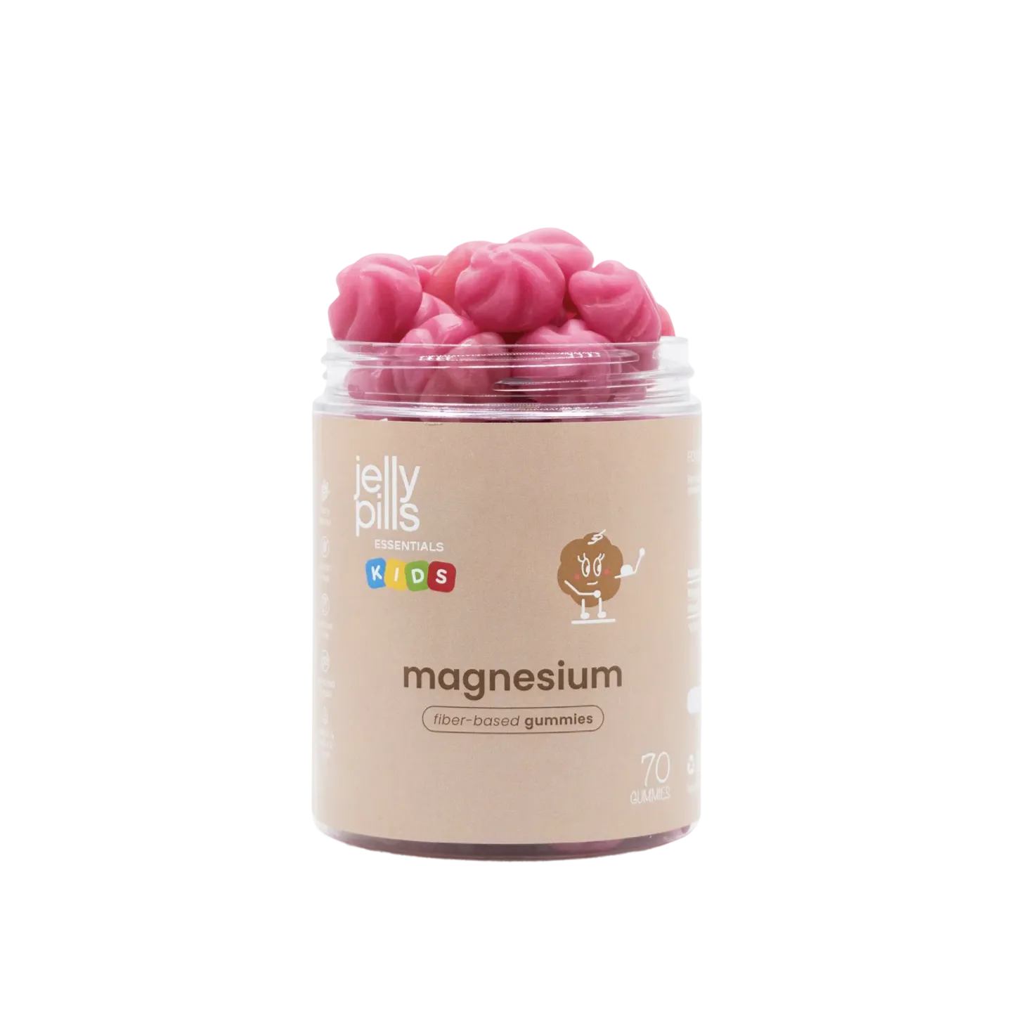 Jelly Pills Magnesium Kids 70 gummies sabor frambuesa - Magnesio