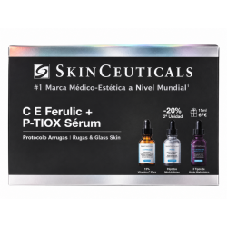 SkinCeuticals Cofre Arrugas y Glass Skin C E Ferulic + P-TIOX Sérum