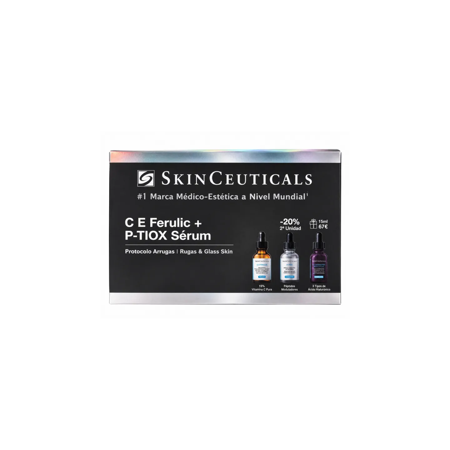 SKINCEUTICALS COFRE ARRUGAS Y GLASS SKIN: CE FERULIC + PTIOX SERUM 2026 - Facial