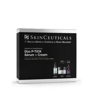 SKINCEUTICALS COFRE GLASS SKIN POROS Y ARRUGAS: PTIOX CREMA + SERUM 2026 - Facial