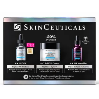 SKINCEUTICALS COFRE GLASS SKIN POROS Y ARRUGAS: PTIOX CREMA + SERUM 2026 - Facial