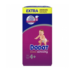 Dodot Activity Extra Talla 4 Jumbo Pack 52 pañales