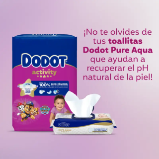 Dodot Activity Extra Talla 4 Jumbo Pack 52 pañales - Pañales