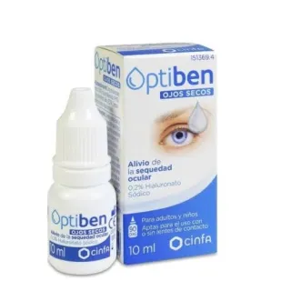Optiben Ojos Secos Gotas 15 ml - Lágrimas artificiales