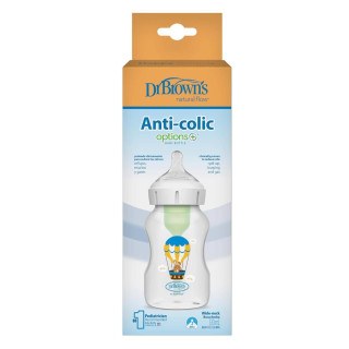 Dr. Brown's Options+ Biberón Anticólico Boca Ancha 330 ml - Biberones