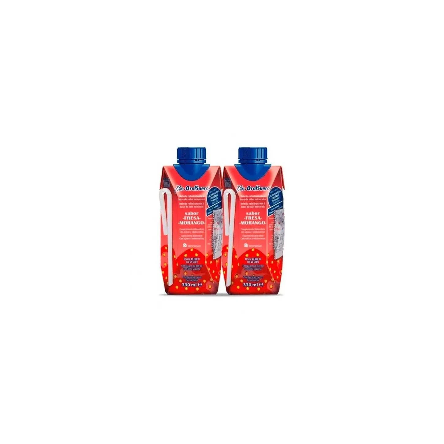 Bi-OralSuero Fresa 2 x 330 ml - Digestivo
