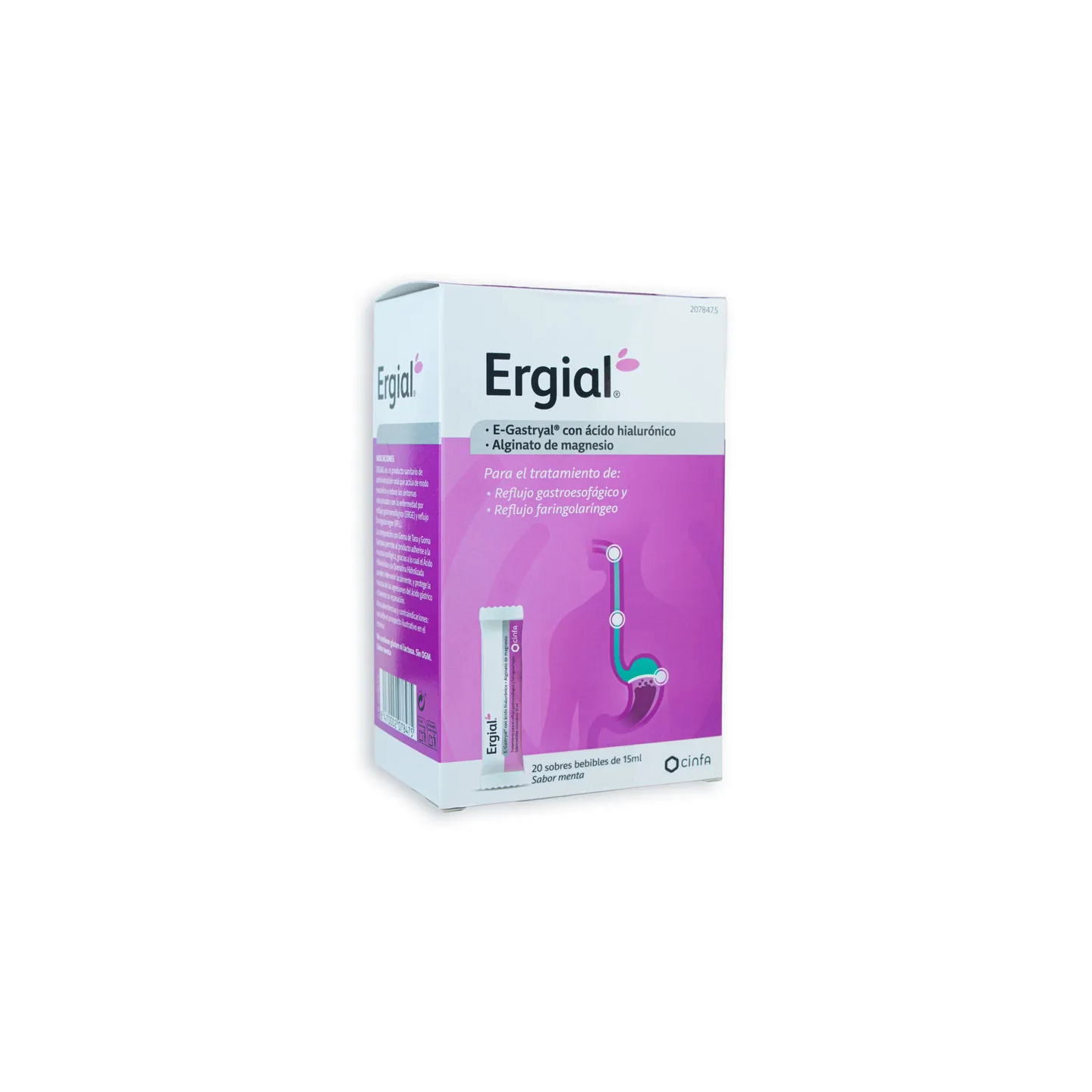 Ergial 20 Sobres Bebibles 15 ml - Digestivo