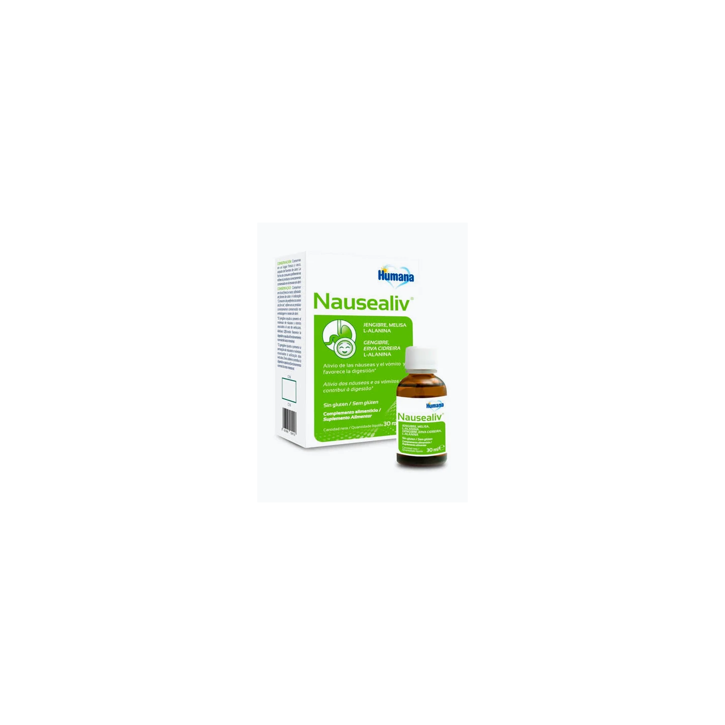 Humana Nausealiv 30 ml - Mareos y vértigos