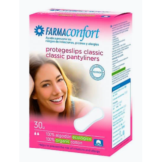 Farmaconfort Protegeslip Anatómico Clásico 30 Unidades - Compresas, salvaslips y tampones