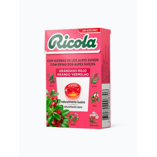 Ricola Arándano Sin Azúcar Caja 50 g - Garganta