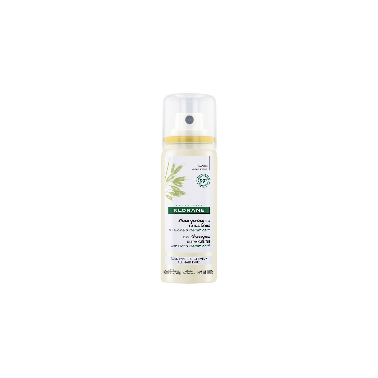 Klorane Champú Seco Avena 50 ml - Champú