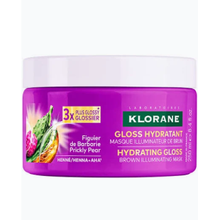 Klorane Gloss Mascarilla Iluminadora Tonos Castaños 250 ml - Mascarillas y acondicionadores